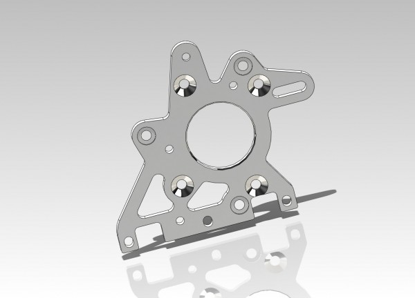 Befestigungsplatte Motorflansch XR4