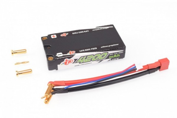 Intellect Lipo Fahrakku 7,6V 4200mAh 120C Shorty Low Profile LiHV 155g/5mm