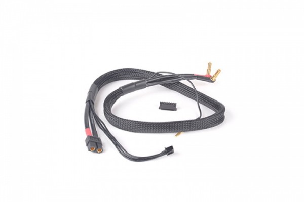 Ladekabel 2S Schwarz 60mm lang 4/5mm Goldstecker/ XT60 XH