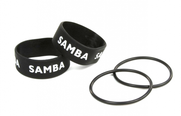 SAMBA Ersatzgummiband mit Logo schwarz