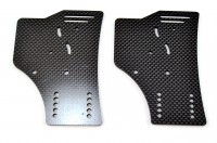 F1 Endplatten, Karbon 3mm F1 Endplatten, Karbon 3mm