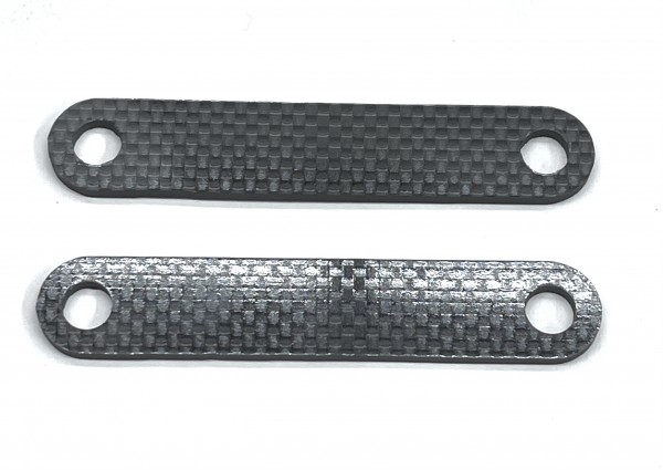 Fastening strip for bumper appropriate Mecatech Racing - (2 pcs) 3mm Carbon