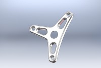 Aluplatte Stern Alu natur (Kupplungsabstützung) Aluplatte Stern Alu natur (Kupplungsabstützung)