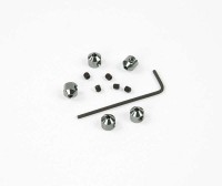 Aluminium Stopper/Stellringe 2mm Silber (5Stk)