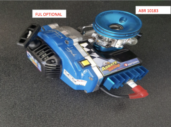 Adapter blau AbbateRacing für alle gängigen Airboxen