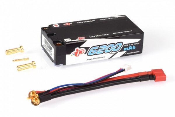 Intellect Lipo 7,6V 6200mAh 120C Long Runtime Shorty LiHV - 215g/5mm