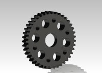 SPUR GEAR WITH HEX DRIVE DERLIN Z 40 PCS. 1