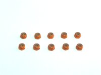 Aluminium M4 Stoppmutter Orange
