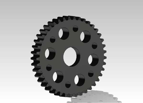 SPUR GEAR WITH HEX DRIVE DERLIN Z 43 PCS. 1
