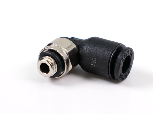 Hydraulic angle connector 90° M5/4mm 1pc