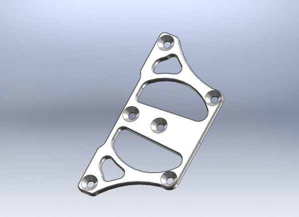 Verstärkungsplatte Vorderachse XR2