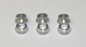 Kegel/Unterlegscheibe Alu 10x3mm D5