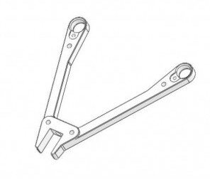 FRONT UPPER ARM LH FR PCS. 1