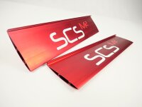Aluminium F1 Wing 270mm (2 profiles) Red