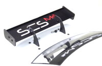 DTM TC Wing 240mm Aluminium with carbonbrackets Black