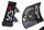 DTM TC Wing 240mm Aluminium with carbonbrackets Black