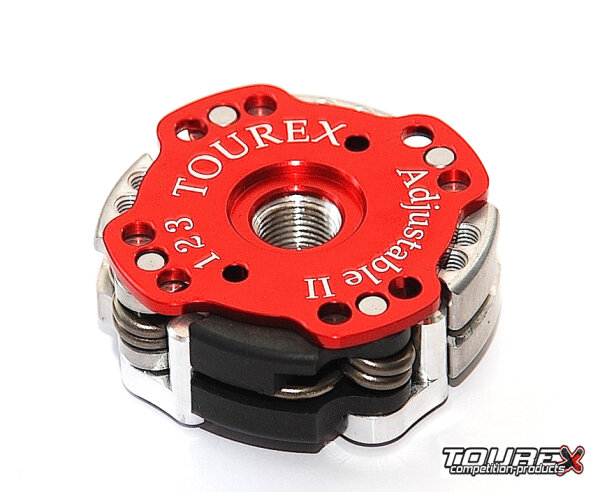 TOUREX Big-Speed Adjustable II Standard Version, Mix Beläge, Onroad (FG alt/RS5/Smartech) 9500-11500rpm