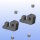 REAR ROLL BAR SUPPORT XR3 4,5MM PCS. 2