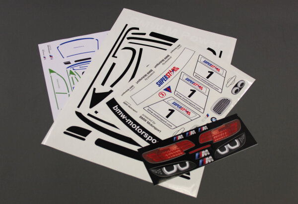 BMW M3 Superstars sticker basic decorset