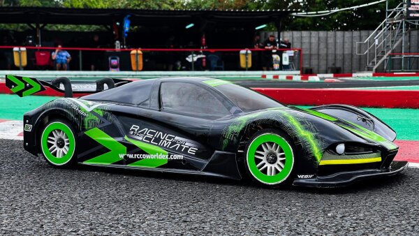 eX Zero GT-E Body 1,5mm (510- 530mm), Single Rear Part
