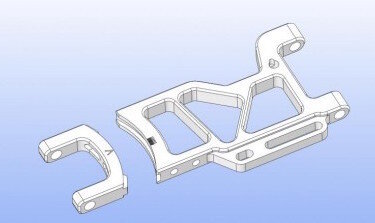 REAR LOWER ARM GENIUS XR3 RH PCS. 1