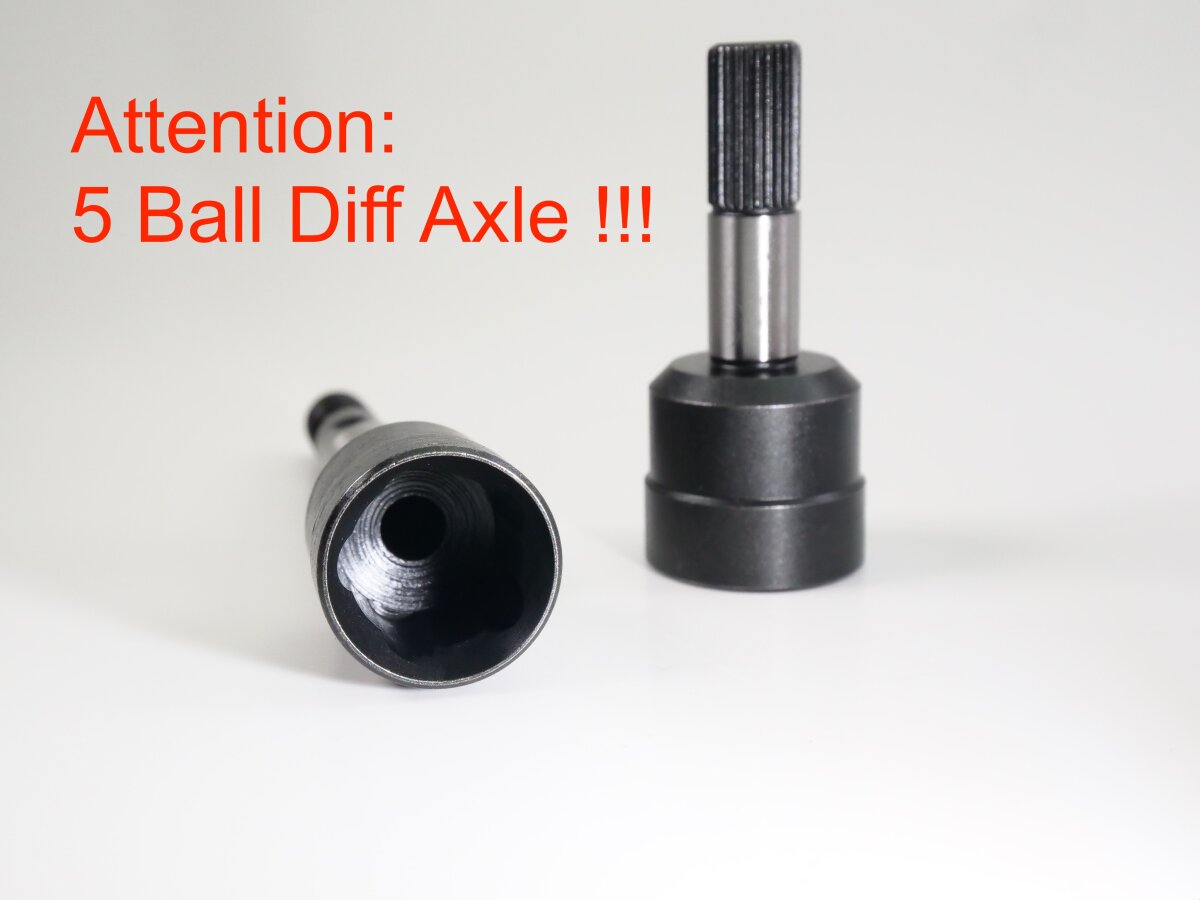 Ball diff. axle