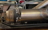 FR2 Spezial Auspuffhalter Carbon  3 mm Genius