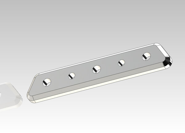 Klemplatte für Rammer