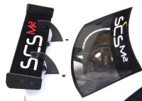 DTM TC Wing 240mm Aluminium with carbonbrackets