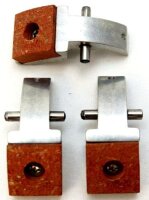 Kupplungsbeläge mit Aluarmen verklebt